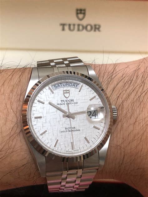 tudor prince date quadrante bianco|Tudor Prince Date Day Ref. 76214 .